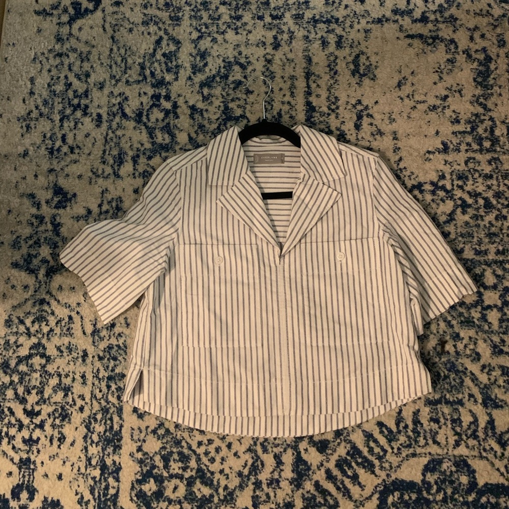 Linen Striped Everlane Shirt